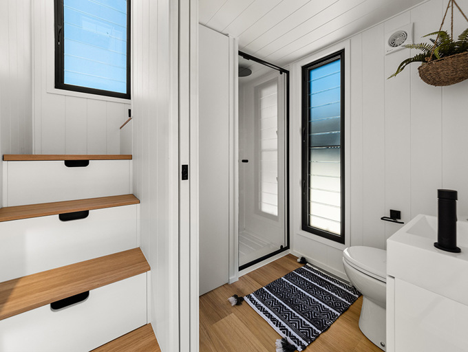 Mooloolaba 7.2 - Rear storage stair to loft